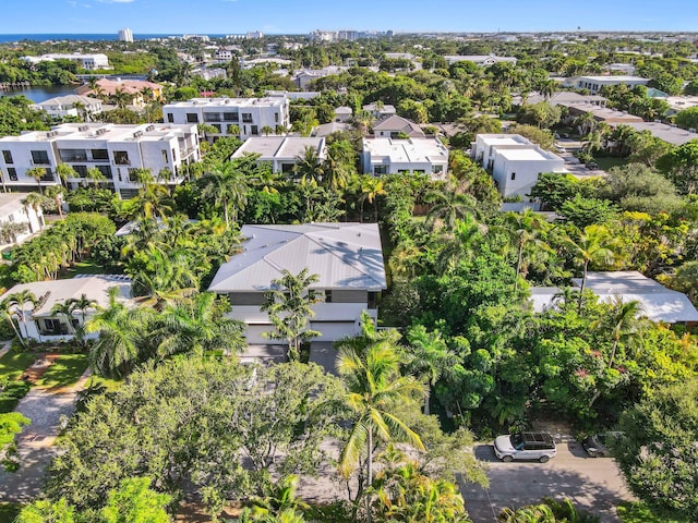 bird's eye view featuring a residential view