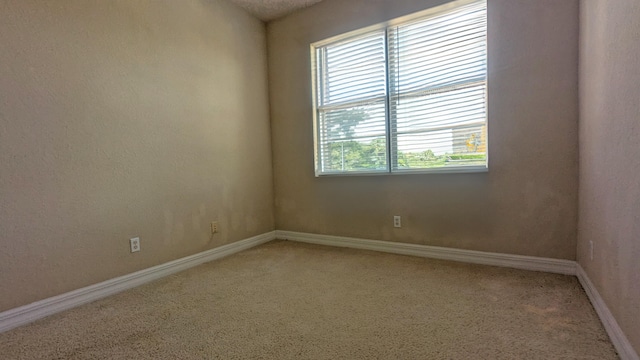 unfurnished room featuring carpet floors