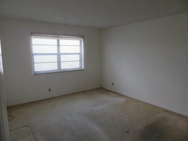 empty room with light carpet