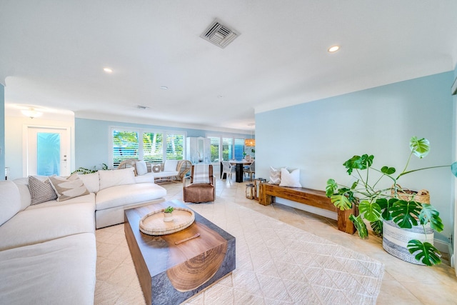 view of living room