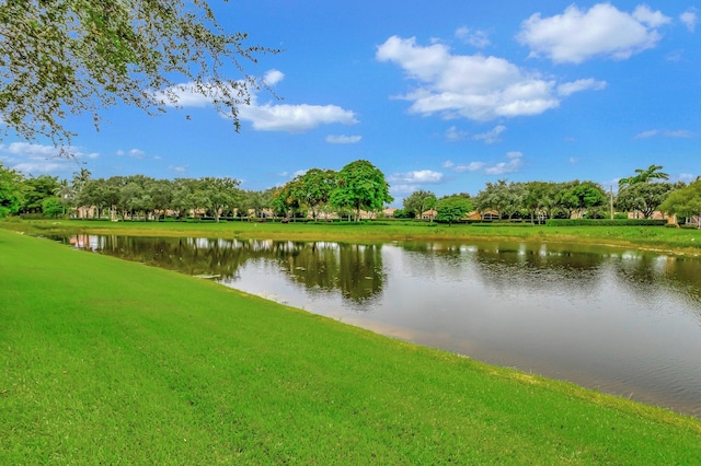 property view of water