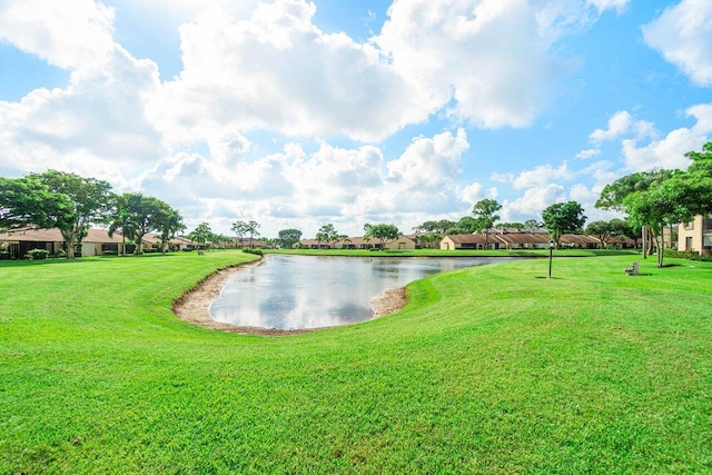 property view of water