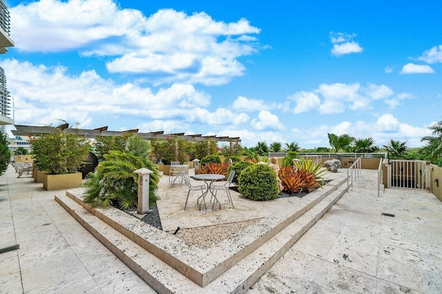 view of patio