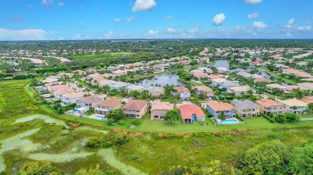 9229 Delemar Ct, Wellington, FL 33414 - aerial perspective of suburban area featuring a large body of water