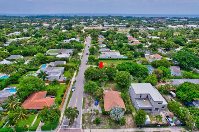 aerial view