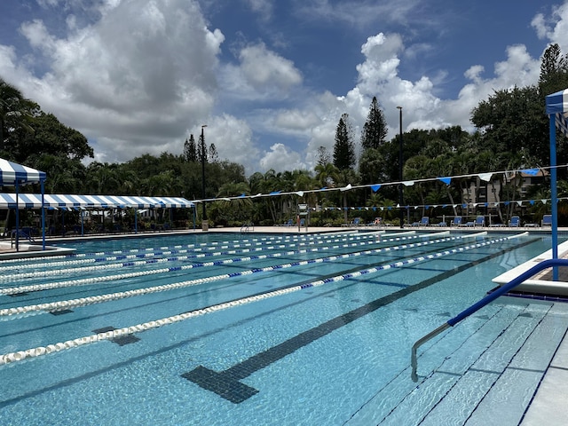 view of pool