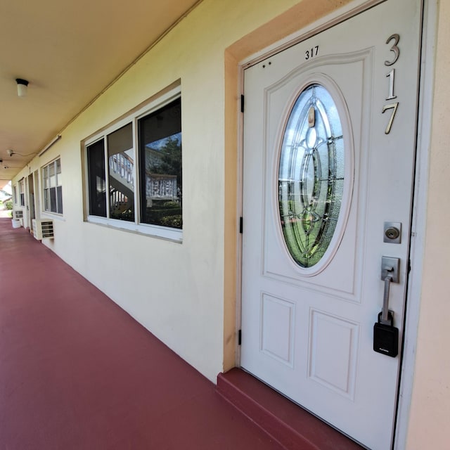 view of entrance to property