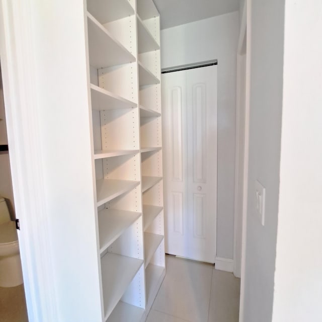 view of closet