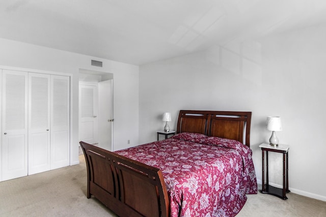 3475 S Ocean Blvd Unit 2160, Palm Beach, FL 33480 - bedroom featuring light carpet, a closet, and baseboards