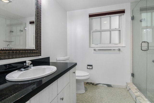 3475 S Ocean Blvd Unit 2160, Palm Beach, FL 33480 - full bath with a stall shower, vanity, and toilet