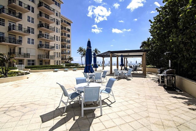 3475 S Ocean Blvd Unit 2160, Palm Beach, FL 33480 - view of patio featuring outdoor dining area