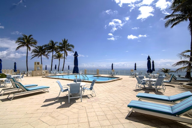 3475 S Ocean Blvd Unit 2160, Palm Beach, FL 33480 - community pool featuring a patio area