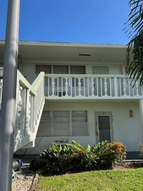 exterior space with a balcony