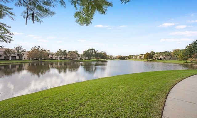 property view of water