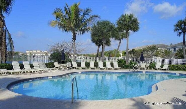 view of pool