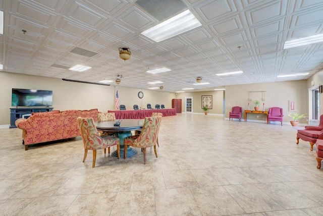 view of dining area