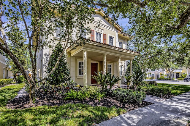 view of front of home