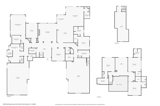 13209 Rolling Green Rd, North Palm Beach, FL 33408 - property floor plan