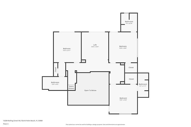 13209 Rolling Green Rd, North Palm Beach, FL 33408 - home floor plan