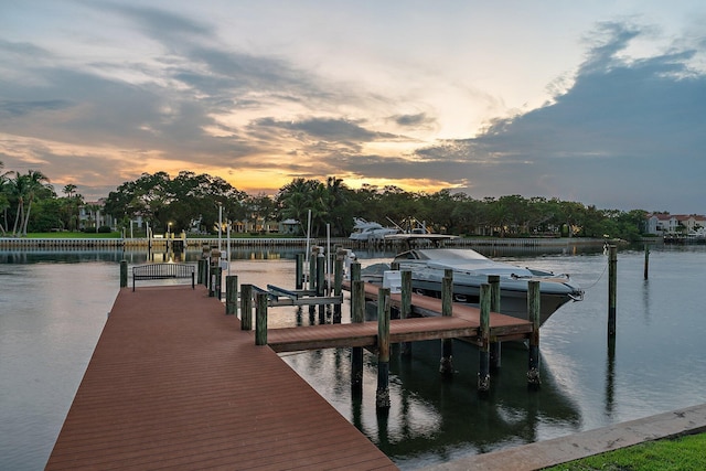 13209 Rolling Green Rd, North Palm Beach, FL 33408 - dock area featuring a water view and boat lift