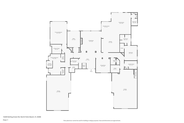 13209 Rolling Green Rd, North Palm Beach, FL 33408 - home floor plan