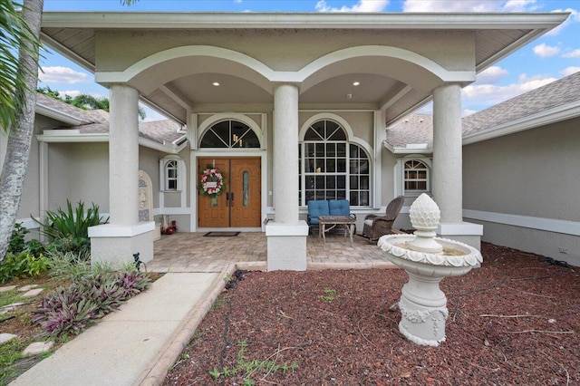 view of entrance to property