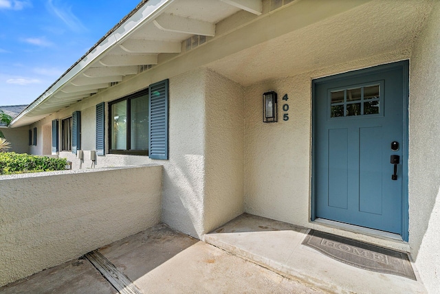 view of entrance to property