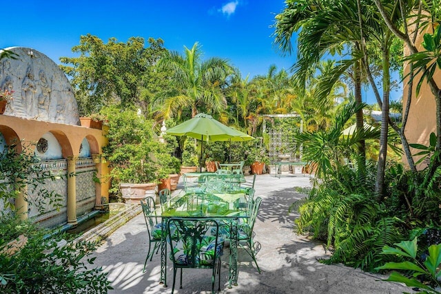 view of patio