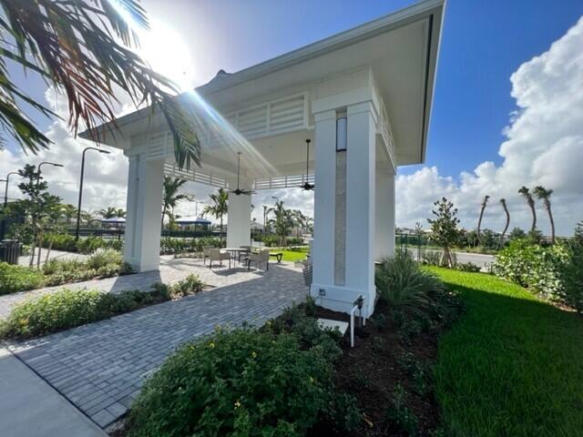 view of community featuring a patio area