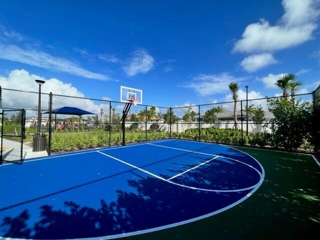 view of basketball court