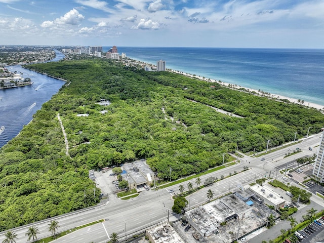 901 N Birch Rd Unit D6, Fort Lauderdale, FL 33304 - bird's eye view of a large body of water