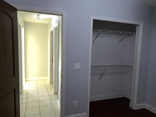 view of closet