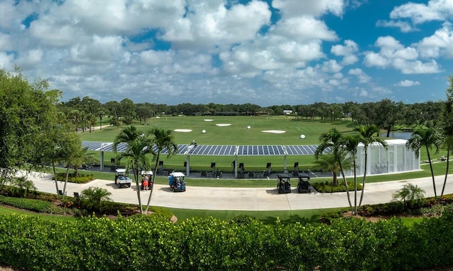 view of home's community featuring a yard