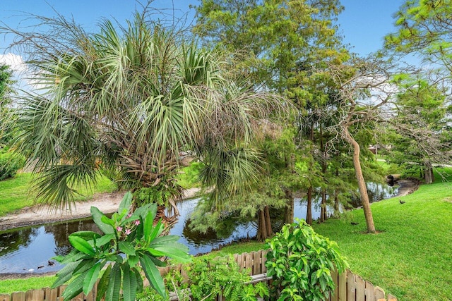 view of water feature