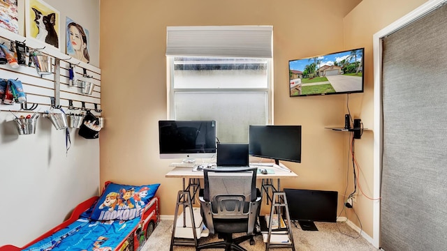 office featuring carpet floors