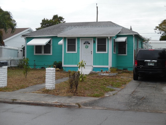 view of bungalow-style house