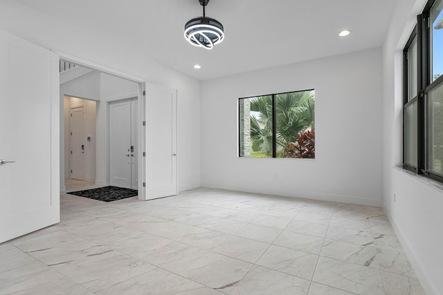 unfurnished bedroom with light tile patterned floors