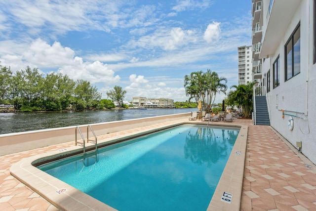 view of pool