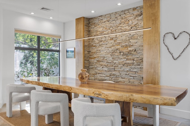 6787 Bayshore Dr, Lake Worth, FL 33462 - dining area featuring recessed lighting and baseboards