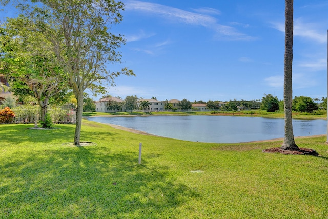 property view of water