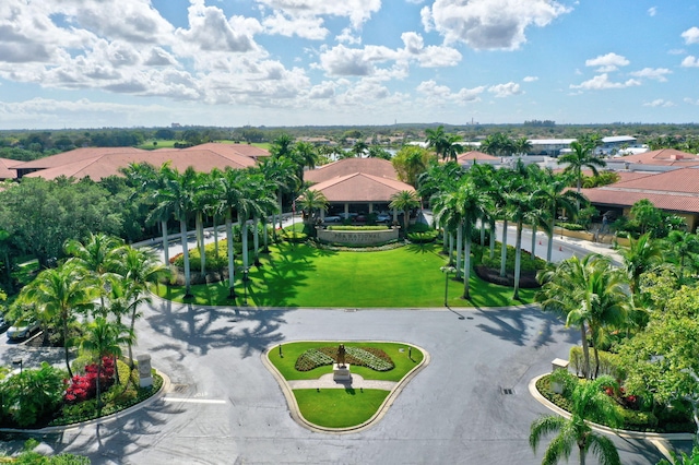 birds eye view of property featuring a residential view