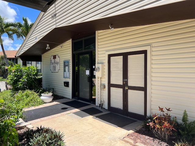 view of entrance to property