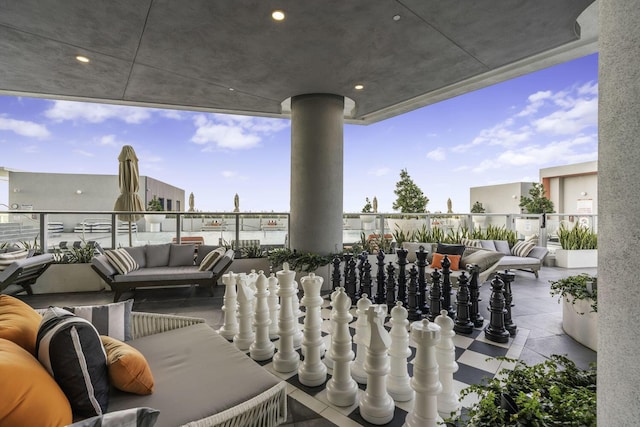 2000 Metropica Way Unit 2607, Sunrise, FL 33323 - balcony featuring an outdoor hangout area
