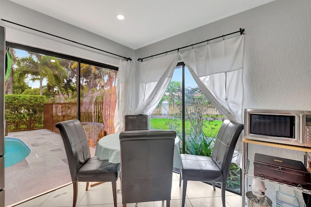 dining room featuring a wealth of natural light