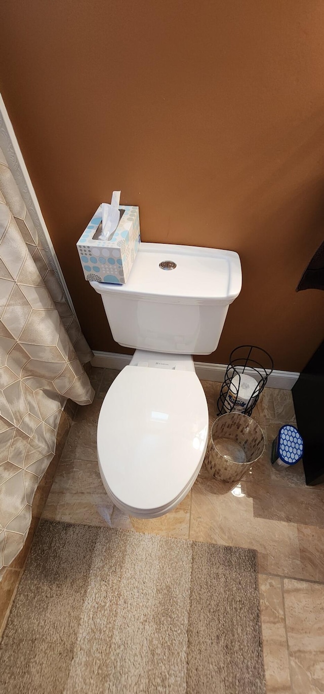 bathroom featuring tile patterned flooring