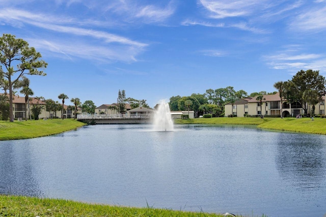 water view with a residential view