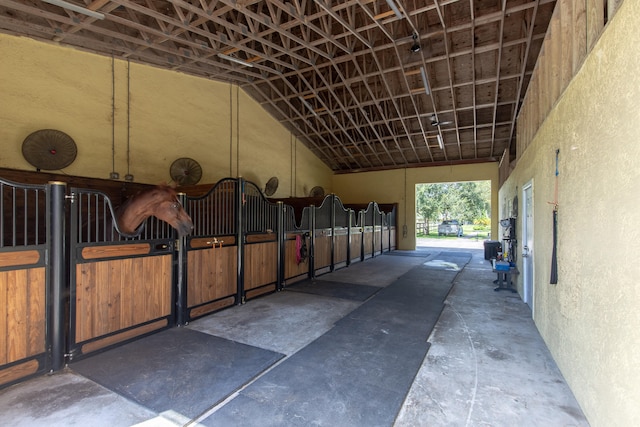 view of stable