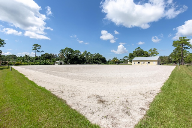 surrounding community featuring a lawn