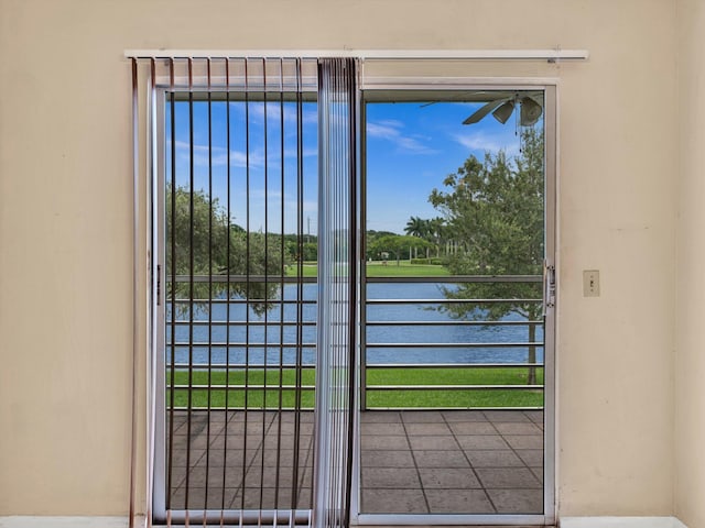 doorway to outside with a wealth of natural light