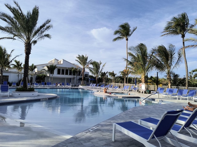 2400 S Ocean Dr Unit 124, Fort Pierce, FL 34949 - community pool featuring a patio area and fence